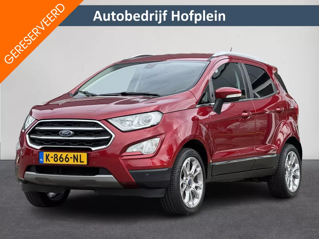 Ford EcoSport 1.0 EcoBoost Titanium Airco-Ecc | Navigatie | El-Ramen | Camera | LM-Velgen | Stoel+ Stuurverw  | Voorruitverwarming ( Autobedrijf Hofplein Vianen Tel:0347-371248 )