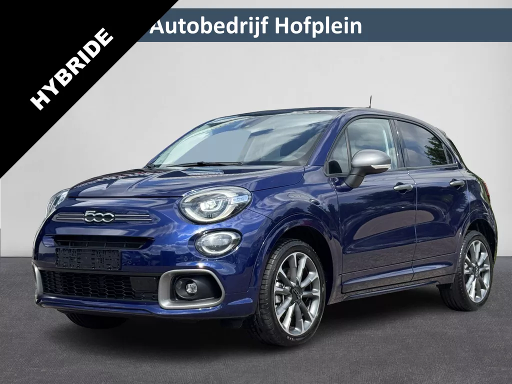 Fiat 500 X Cross 1.5 130pk Hybrid Automaat Sport |  &euro; 1.000 INRUILPREMIE | Climate Control | Navigatie | LED Verlichting | | Start/Stop Systeem | Parkeer Sensoren | 17" LM-Velgen | Camera | Leer | Apple Carplay/Android Auto ( Vestiging - Vianen Tel: 0347-371238 )