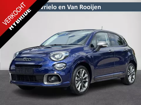Fiat 500 X Cross 1.5 130pk Hybrid Automaat Sport | Climate Control | Navigatie | LED Verlichting | | Start/Stop Systeem | Parkeer Sensoren | 17" LM-Velgen | Camera | Leer | ( Vestiging - Nieuwgein)