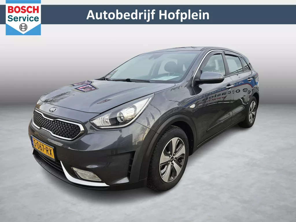 Kia Niro 1.6 GDi Hybrid BusinessLine Airco-Ecc | Bluetooth | LM-Velgen | El Ramen | Metallic | Trekhaak  ( Vestiging - Vianen Tel: 0347-371248 )