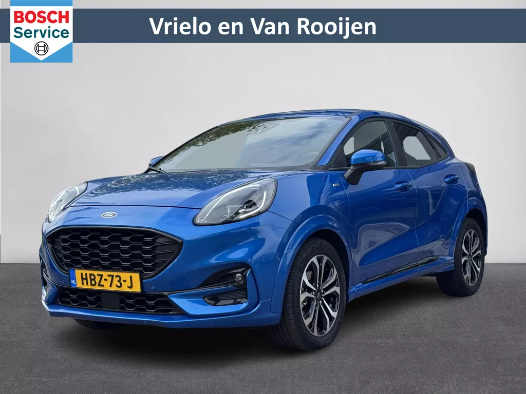Ford Puma 1.0 EcoBoost Hybrid 125PK Automaat ST-Line | Dual Zone Climate | LED Verlichting | Digitaal Dashboard | Camera | KeylessGo | 17&quot; Lmv | Stoel-en Stuurverwarming | Apple Carplay/Android Auto | SportStoelen ( Vestiging - Nieuwegein )